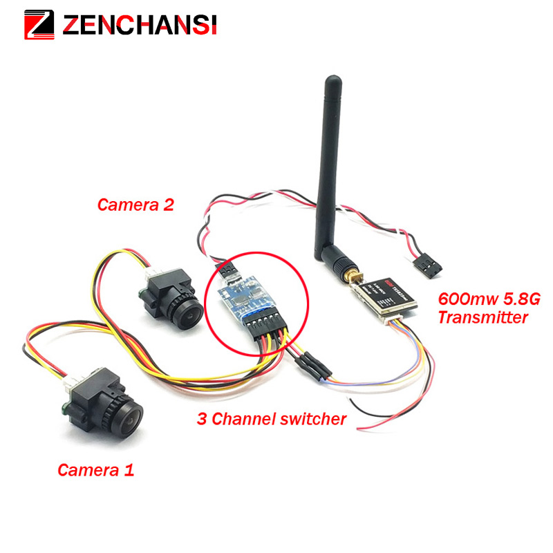 Doppia videocamera a 3 canali  - Brushless Motor Thrust Test Stand recensione e prezzo